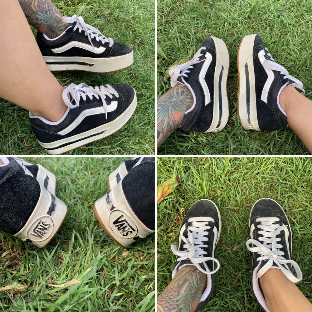 Plat skool vintage vans 🤩
